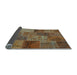 Sideview of Patchwork Light Blue Transitional Rug, con399lblu