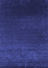 Abstract Blue Contemporary Rug, con39blu