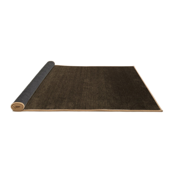 Sideview of Abstract Brown Contemporary Rug, con39brn