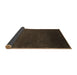 Sideview of Abstract Brown Contemporary Rug, con39brn