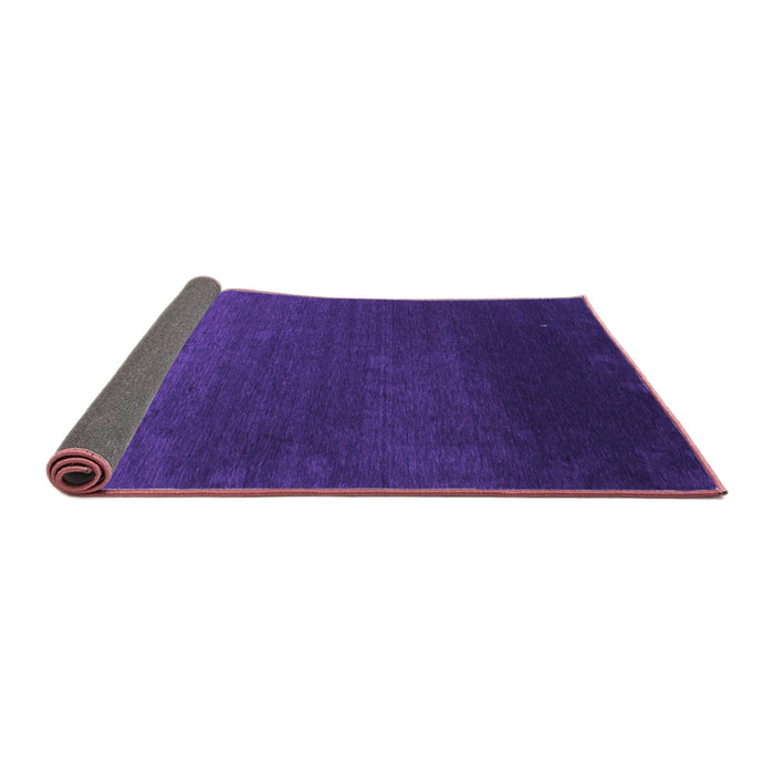Sideview of Abstract Purple Contemporary Rug, con39pur