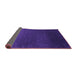 Sideview of Abstract Purple Contemporary Rug, con39pur