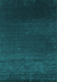 Abstract Turquoise Contemporary Rug, con39turq