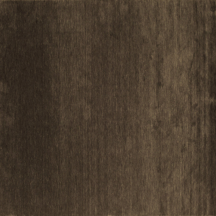 Square Machine Washable Abstract Brown Contemporary Rug, wshcon39brn