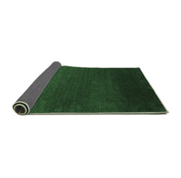 Sideview of Abstract Emerald Green Contemporary Rug, con39emgrn
