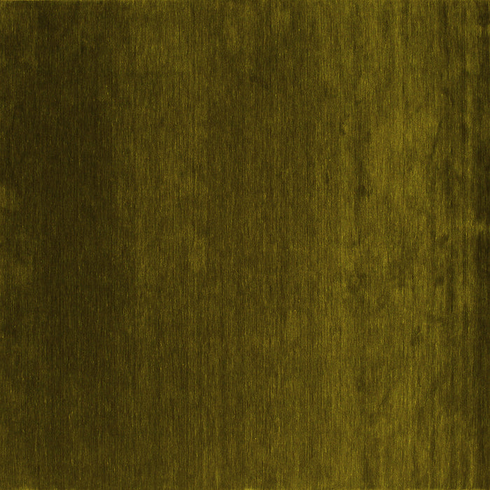 Square Machine Washable Abstract Yellow Contemporary Rug, wshcon39yw