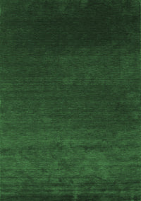 Abstract Emerald Green Contemporary Rug, con39emgrn