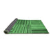 Sideview of Abstract Emerald Green Contemporary Rug, con400emgrn