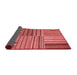 Abstract Red Contemporary Area Rugs