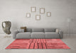 Contemporary Red Washable Rugs