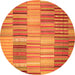 Square Southwestern Orange Country Rug, con401org