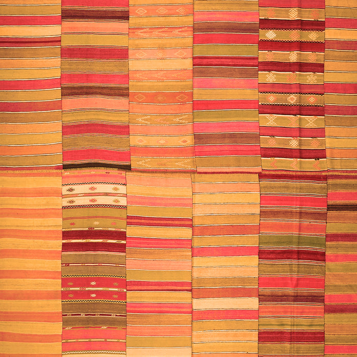 Southwestern Orange Country Rug, con401org