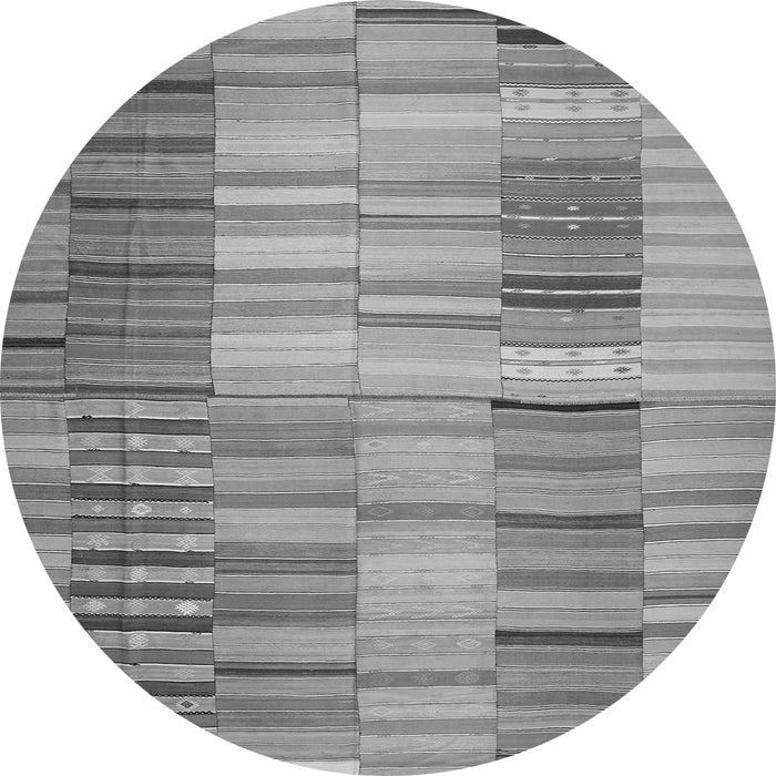 Machine Washable Southwestern Gray Country Rug, wshcon401gry