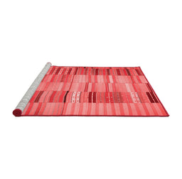 Country Red Washable Rugs