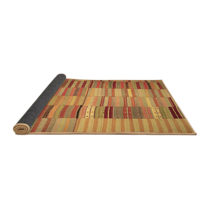 Sideview of Southwestern Brown Country Rug, con401brn