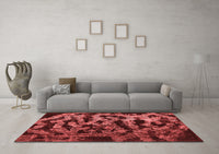 Machine Washable Persian Red Bohemian Rug, wshcon402red