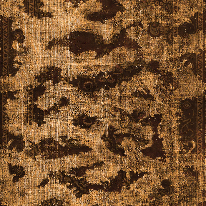 Serging Thickness of Machine Washable Persian Orange Bohemian Area Rugs, wshcon402org