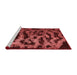 Bohemian Red Washable Rugs