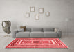 Contemporary Red Washable Rugs