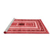 Contemporary Red Washable Rugs