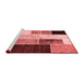 Transitional Red Washable Rugs