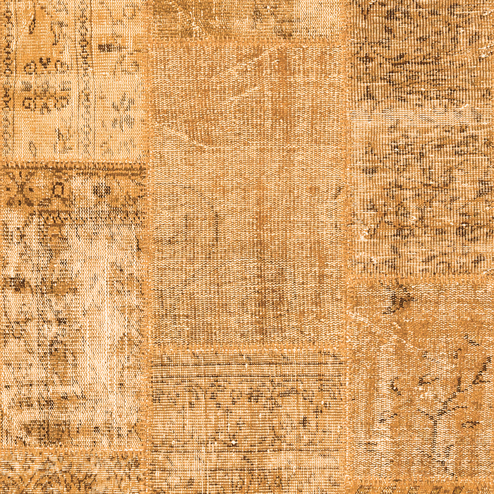 Patchwork Orange Transitional Rug, con405org