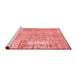 Transitional Red Washable Rugs