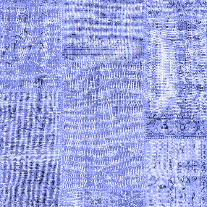 Patchwork Blue Transitional Rug, con405blu