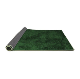 Sideview of Abstract Emerald Green Contemporary Rug, con406emgrn