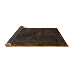 Sideview of Abstract Brown Contemporary Rug, con406brn