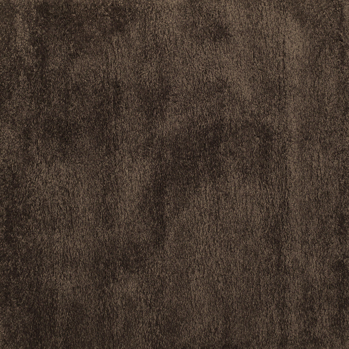 Square Machine Washable Abstract Brown Contemporary Rug, wshcon406brn