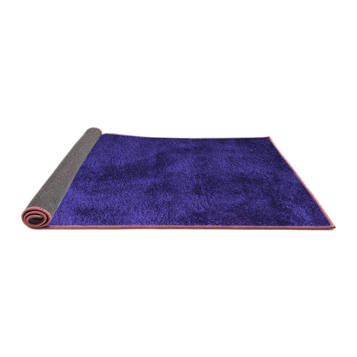 Sideview of Abstract Purple Contemporary Rug, con406pur
