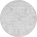 Machine Washable Abstract Gray Contemporary Rug, wshcon407gry