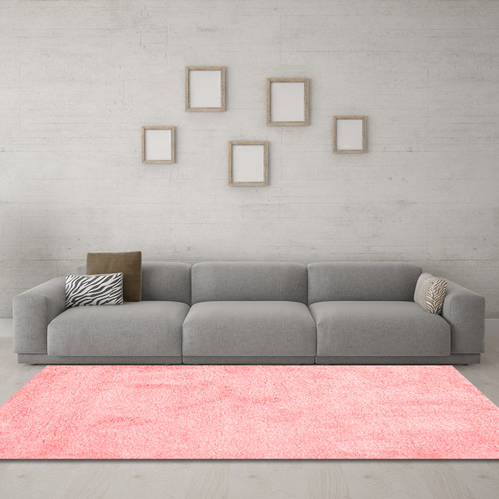 Contemporary Red Washable Rugs