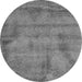 Square Abstract Gray Contemporary Rug, con408gry