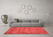 Contemporary Red Washable Rugs