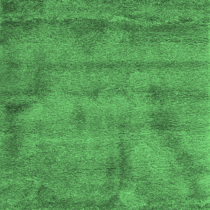 Square Machine Washable Abstract Emerald Green Contemporary Area Rugs, wshcon408emgrn