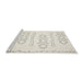 Serging Thickness of Machine Washable Contemporary Champagne Beige Rug, wshcon409