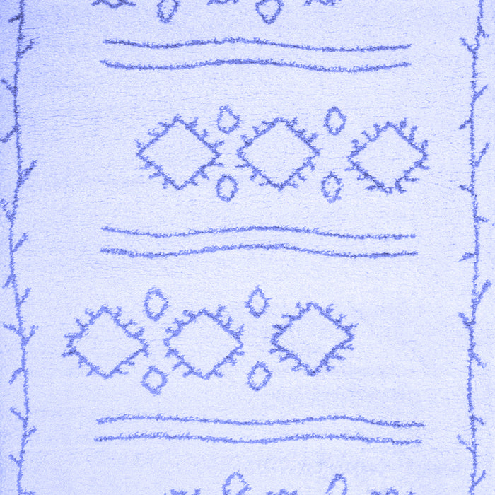 Solid Blue Modern Rug, con409blu