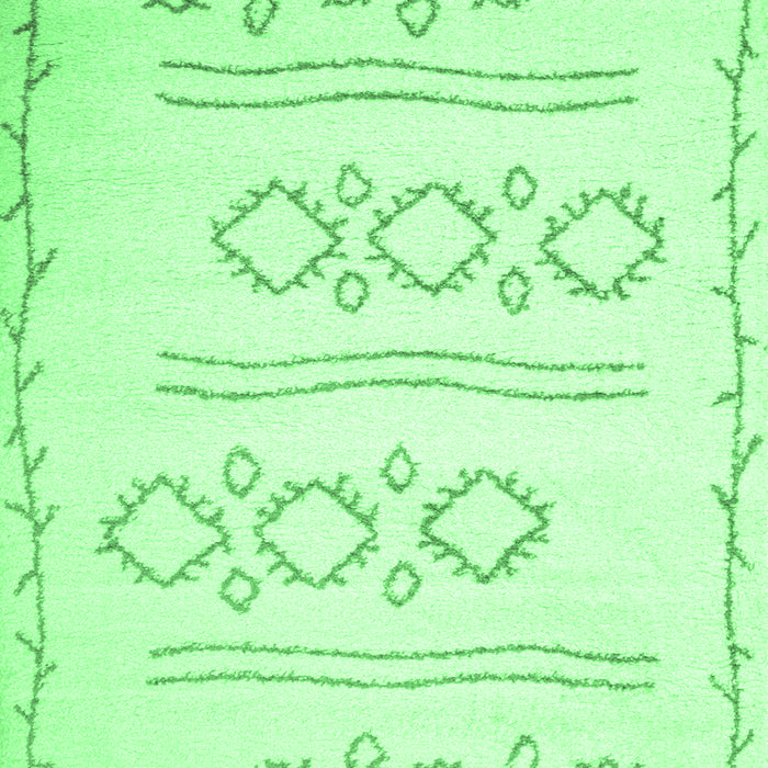 Solid Emerald Green Modern Rug, con409emgrn