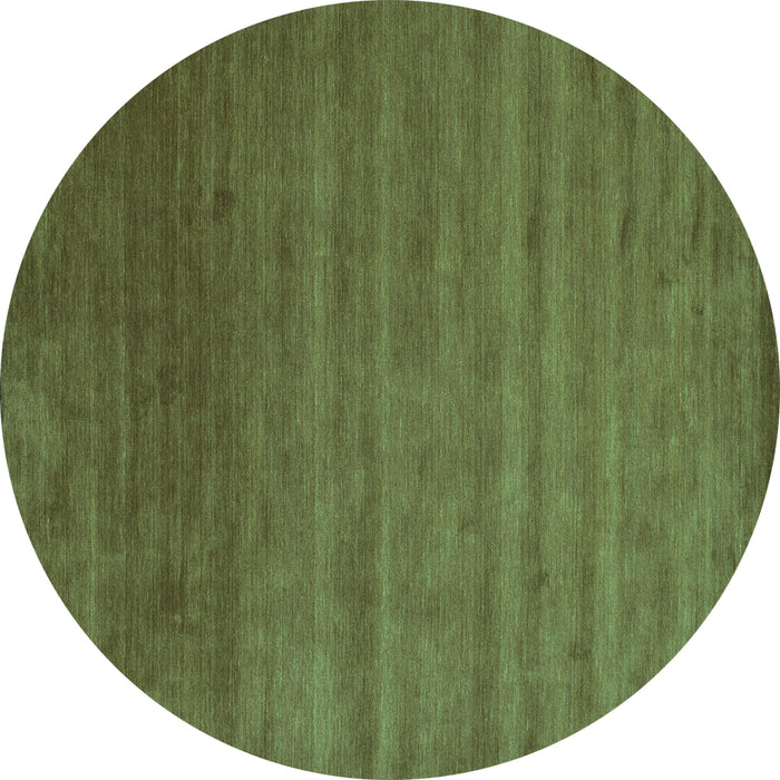 Round Abstract Turquoise Contemporary Rug, con40turq