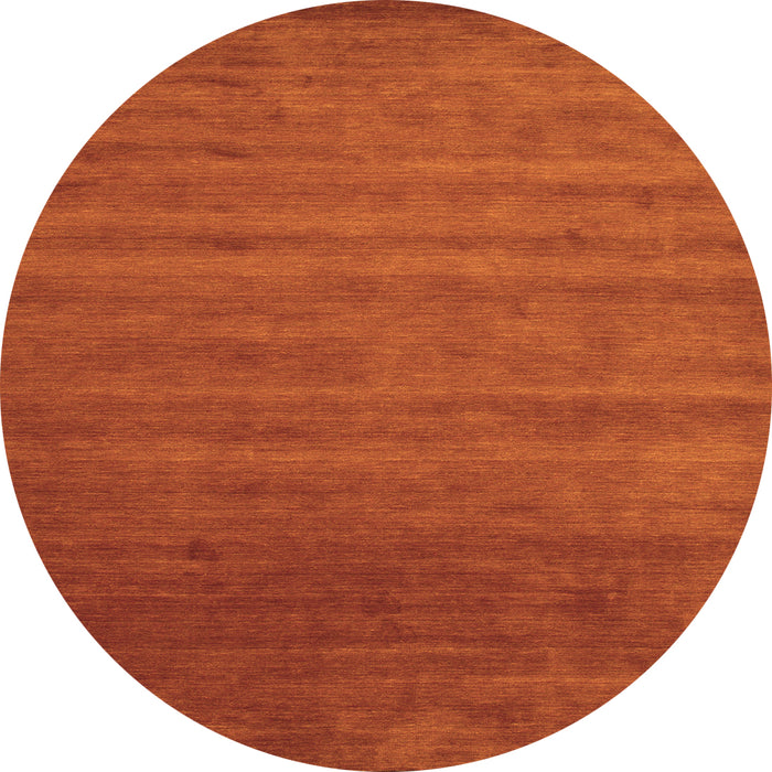 Square Abstract Orange Contemporary Rug, con40org