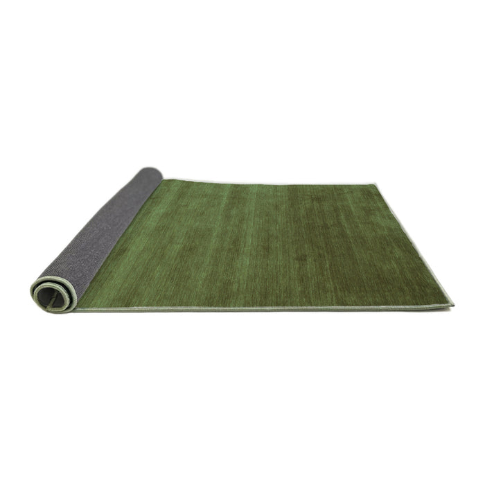 Sideview of Abstract Turquoise Contemporary Rug, con40turq