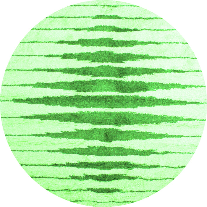 Machine Washable Solid Green Modern Area Rugs, wshcon410grn