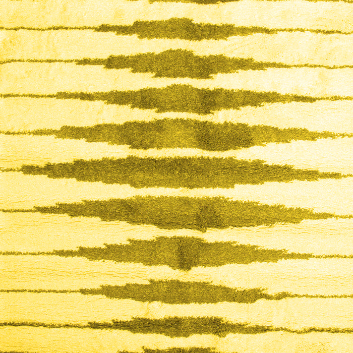 Machine Washable Solid Yellow Modern Rug, wshcon410yw