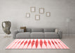 Modern Red Washable Rugs