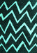 Machine Washable Abstract Turquoise Contemporary Area Rugs, wshcon411turq