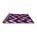 Sideview of Abstract Pink Contemporary Rug, con411pnk