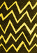 Machine Washable Abstract Yellow Contemporary Rug, wshcon411yw