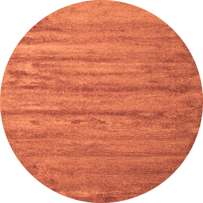 Square Abstract Orange Contemporary Rug, con412org